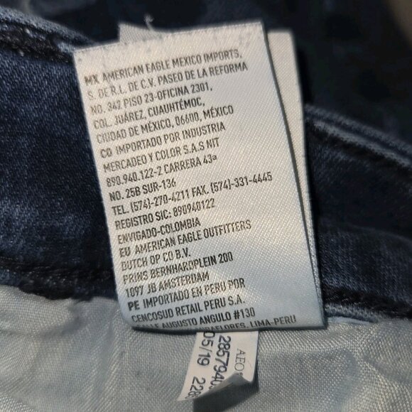 American Eagle Next Level Stretch Womens Jegging Distressed 00 Skinny Jeans 2285 - Picture 12 of 13